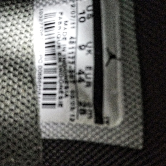 Nike Air Jordan Retro V.1 Cargo Khaki/Yellow Shoes - Picture 5 of 8